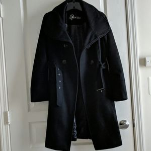 Black Guess Trench coat